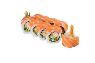 California Gold Krewetka w tempurze owinięta łososiem 10szt