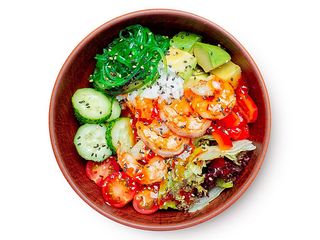 Поке-боул з креветками (350g)