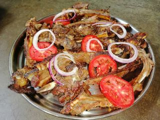 1kg Roasted goat meat plain