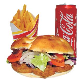 Menu vegetariano falafel