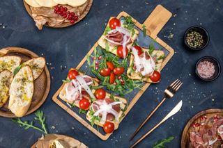 Bruschete Prociutto Crudo