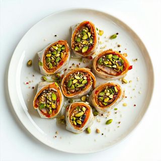 Involtini pollo al pistacchio