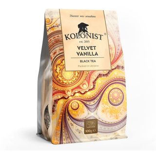 Чай Kolonist Чорний Velvet Vanilla 100 Грам