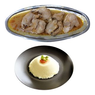 Soupe Poulet Entier + Attiéké