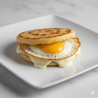 Arepa Arepaisa Con Queso Y Huevo Frito (1 Ud.)