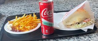 Panino kebap menù