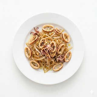 Calamares Con Cebolla