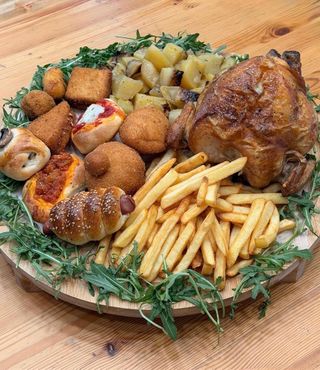Pollo +  contorno
