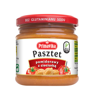 PASZTET POMIDOROWY Z CIECIORKĄ 160 g PRIMAVIKA