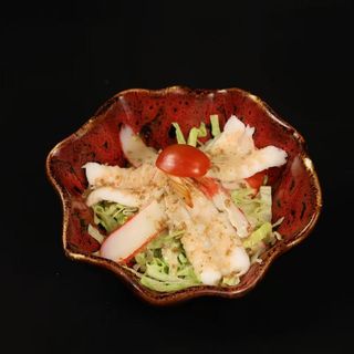 4 Insalata di gamberi cotti e surimi