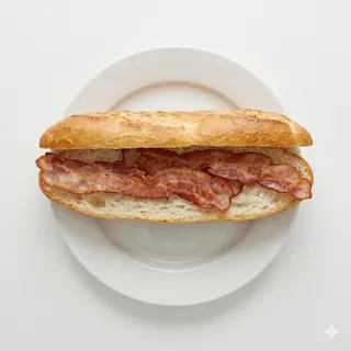 Bocata de Bacon Simple