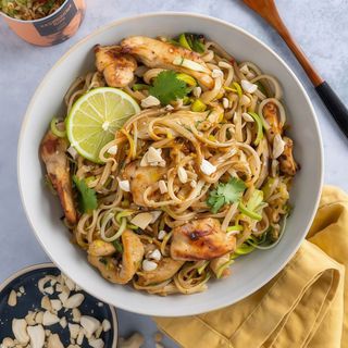 Wok Pad Thai de pollo
