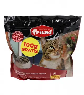 (077343) Hrana za mačke govedina 800g+100g 3216-GG101515