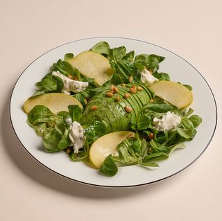 Ensalada de aguacate y manzana