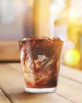 Salted Caramel Cold Brew + milk