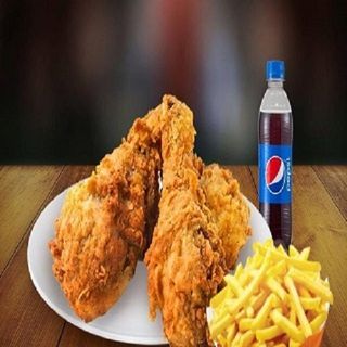 Menú pollo (3 pzs.)