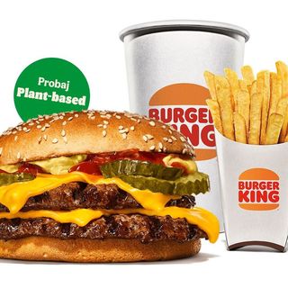 Plant-based Double Cheese XXL Menu