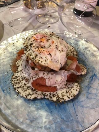 Timbal De Berenjenas Con Salmón (Ración)
