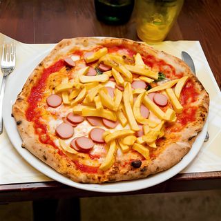 Patate   e wurstel doppia