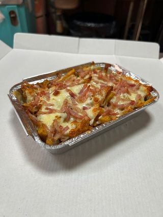 Patatas Fritas Con Bacon (Ración)