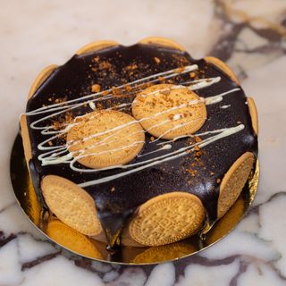 Tarta de mamá de galleta y chocolate negro