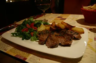 Tagliata di manzo con porcini