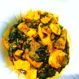 Vegetable Chicken with plantain