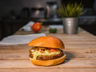 Burger Vegan Artichoke Mex