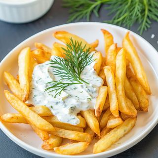 Cartofi pai cu sos tzatziki