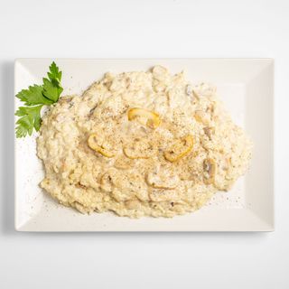 Rižoto s piletinom u umaku od šampinjona