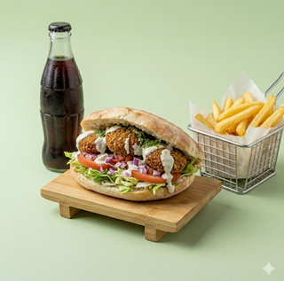 Menu Panino falafel