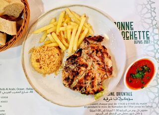 Plat blanc de poulet