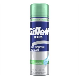 Гель для гоління Gillette Series Sensitive Skin для чутливої шкіри (200мл)