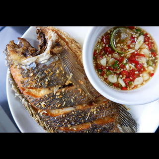 Whole Fish Fried With Thai Seafood Sauce
