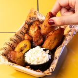 Tajadas de Plátano con Queso Blanco