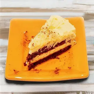 Tarta de Mango y Maracuyá cubierta de Chocolate Blanco 