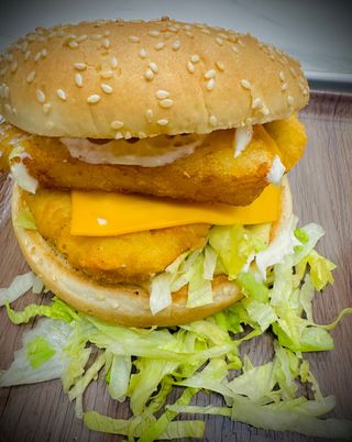 Doppio chicken burger menù