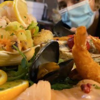 Sfizio di mare con caldo