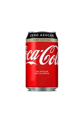 Coca-Cola Zero Azúcar Zero Cafeína lata 330ml.