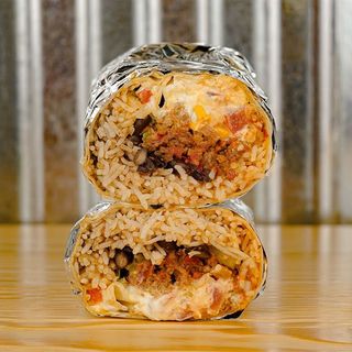 Burrito de chili con carne