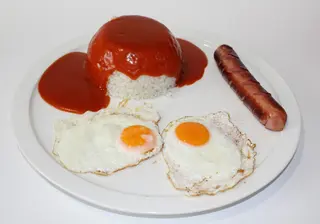 Arroz a la cubana
