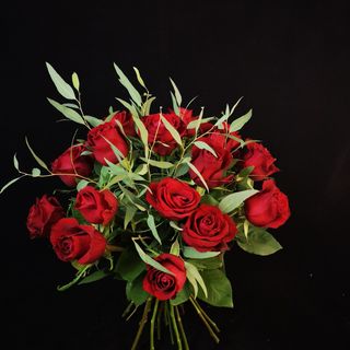 buchet 17 trandafiri rosii