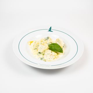 Ravioli Ricotta e Asparagi (veg)