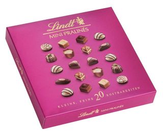 Mini pralines caja rosa (100 g.)