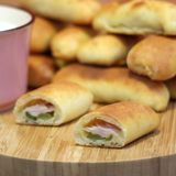 Рогалики с ветчиной