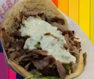 Panino kebab grande
