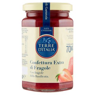 Terre d'Italia Confettura Extra di Fragole con fragole della Basilicata 340 g - 3964