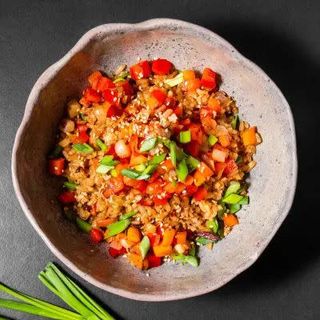 Тяхан с креветками