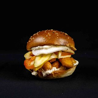 Captain Jack Sparrow Burger (a little spicy) -Fish!!