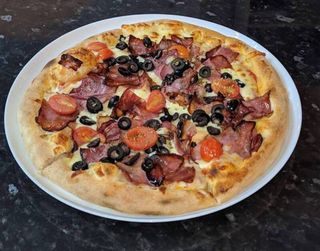 Pizza de Bacon